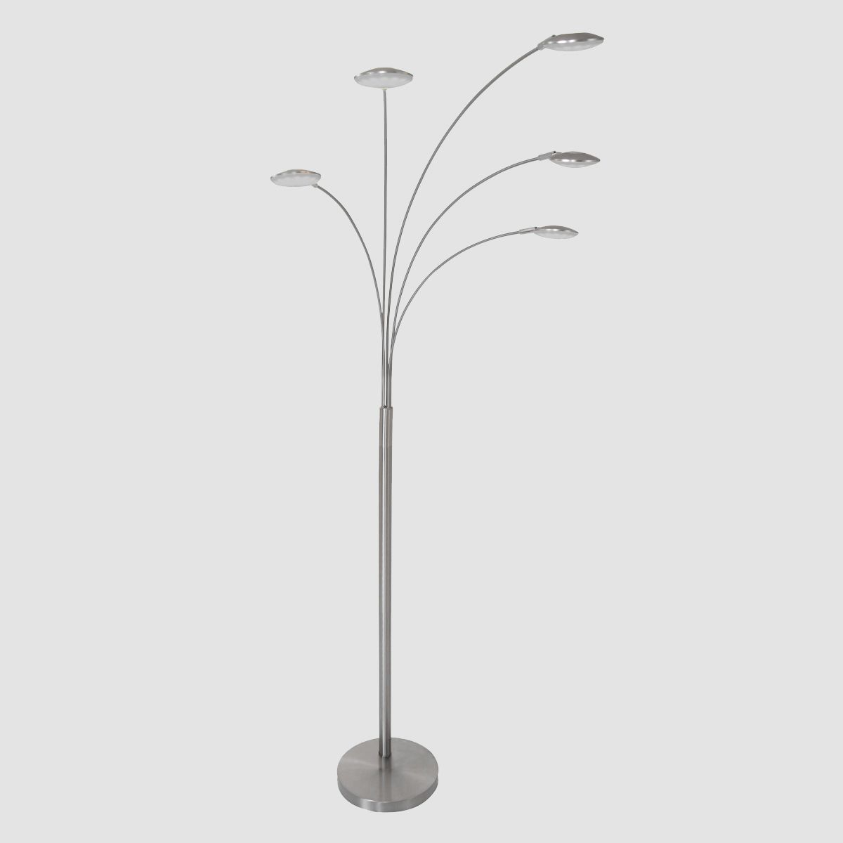 Steinhauer Synna 1327ST – Stalen 5-lichts LED booglamp met draaidimmer - Afbeelding 9