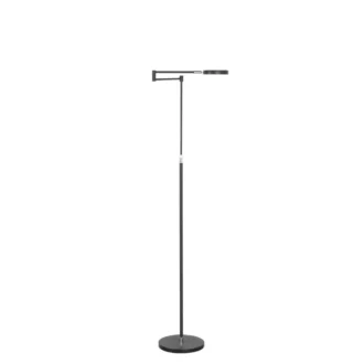 Leeslamp Sun LED Zwart – Verstelbare vloerlamp 2200-4000K
