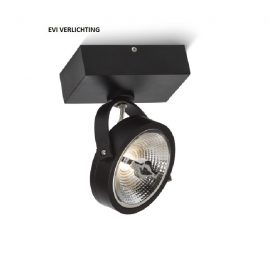 Philips Phase spot met geïntegreerde LED 4,5W = 30W zwart kopen