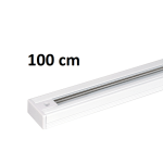 100cm 1-fase railverlichting wit