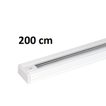 200cm 1-fase railverlichting wit