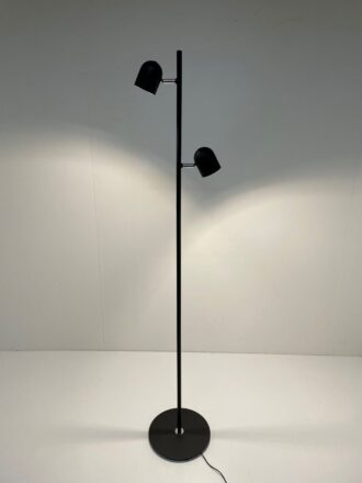 Vloerlamp Ovale zwart LED
