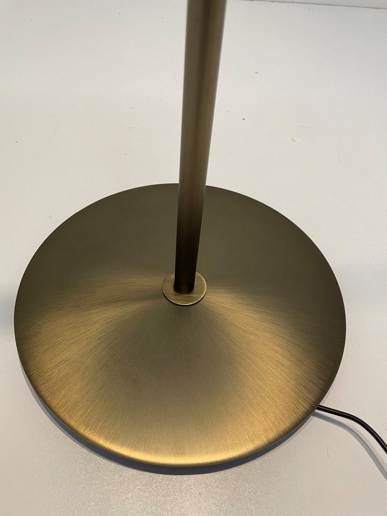 Vloerlamp ovale brons LED