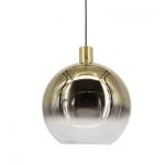 Hanglamp ball 30 cm goud/helder