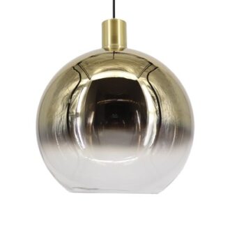 Hanglamp ball 40 cm goud/helder