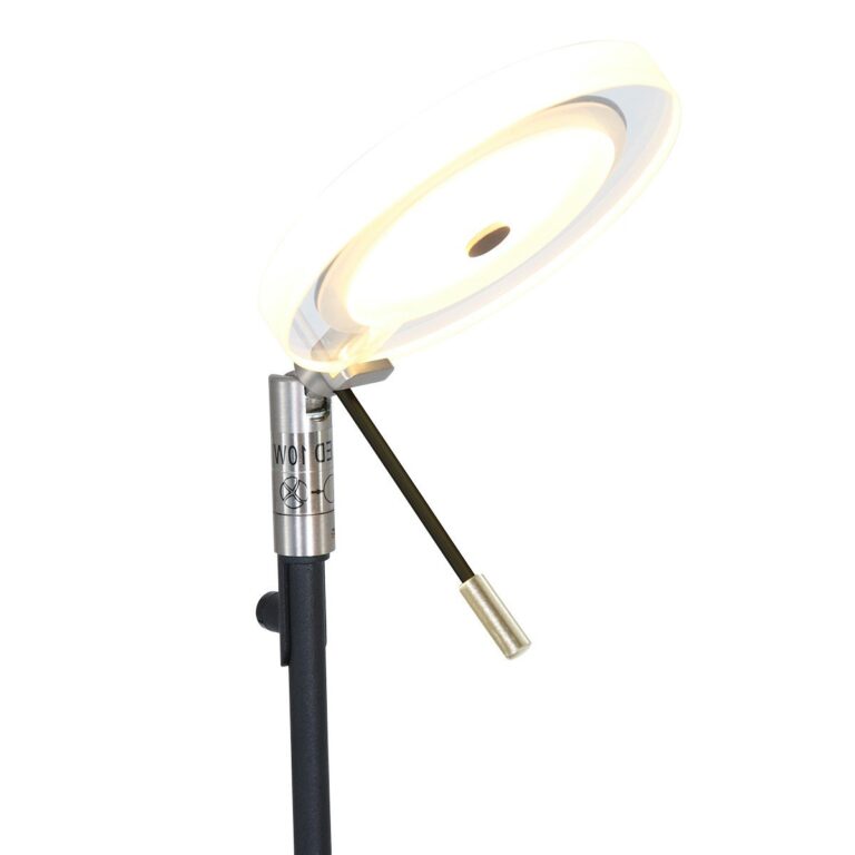 Leeslamp Turound LED zwart met helder glas