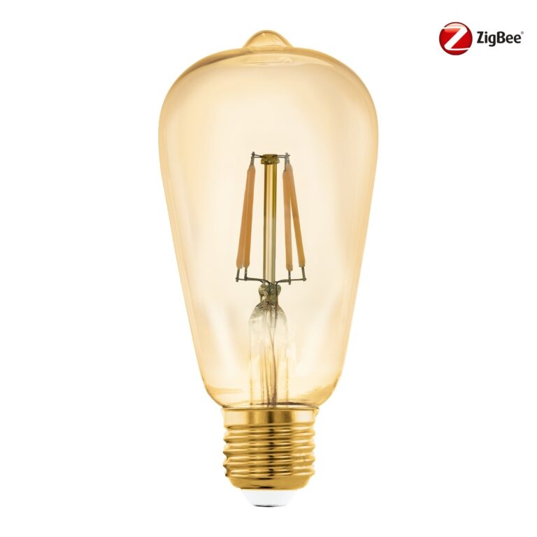 EGLO Connect-Z Zigbee Spiraal Filament LED Lamp E27 5.5 Watt 500Lm ST64 Edison