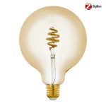 EGLO Connect-Z Zigbee Spiraal Filament LED Lamp E27 6 Watt 400Lm 125mm globelamp