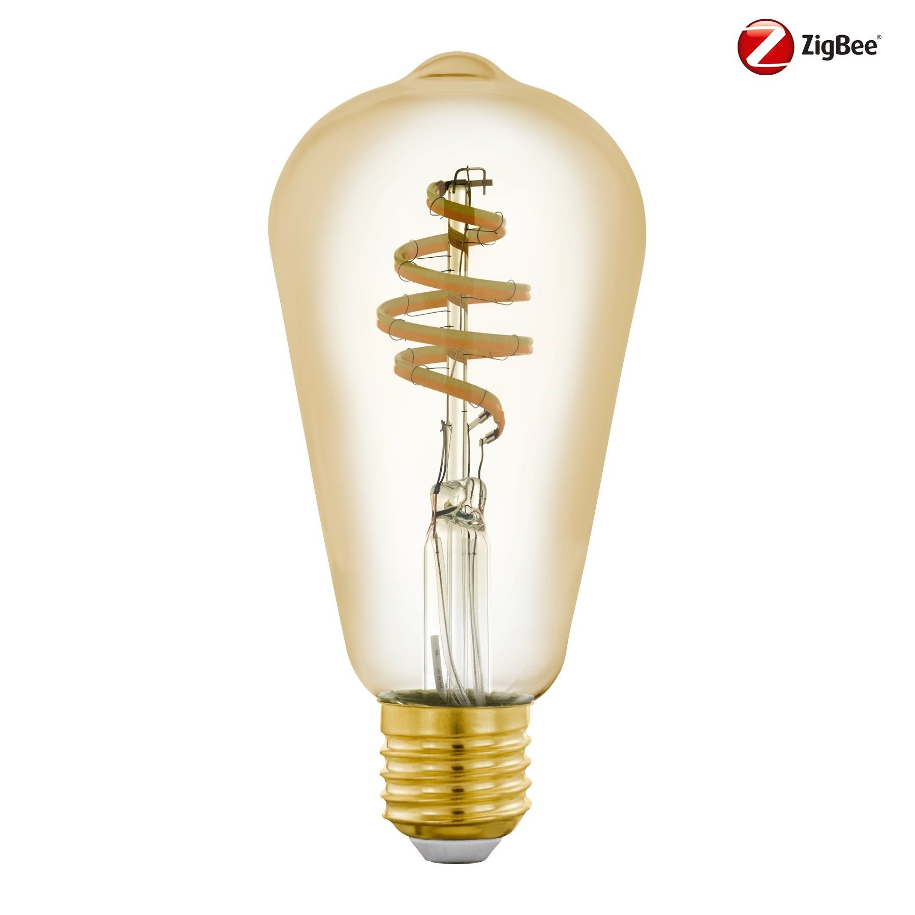 Economisch Meter Slaapzaal EGLO Connect-Z Zigbee Spiraal Filament LED Lamp E27 6 Watt 400Lm Edison |  Lampenhuis