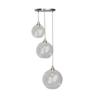Calvello hanglamp trio 20/25/30cm 3x E27 helder