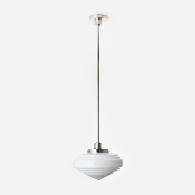 Hanglamp Deco Punt 20's Nikkel