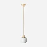 Hanglamp Getrapte Cilinder Small 20's Messing