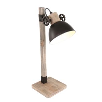 Tafellamp Gearwood antraciet