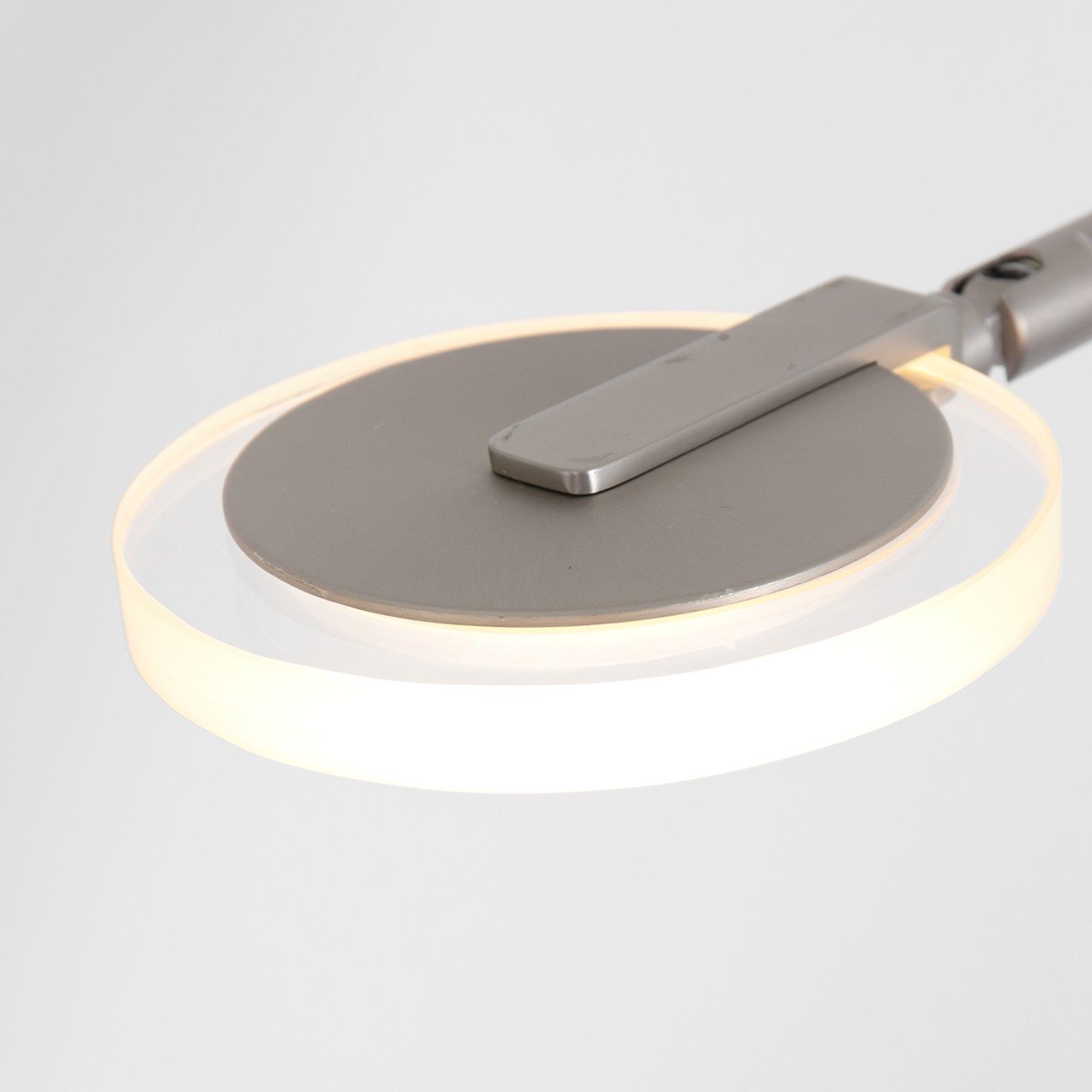 Vloerlamp Turound Led staal met helder glas - Afbeelding 4