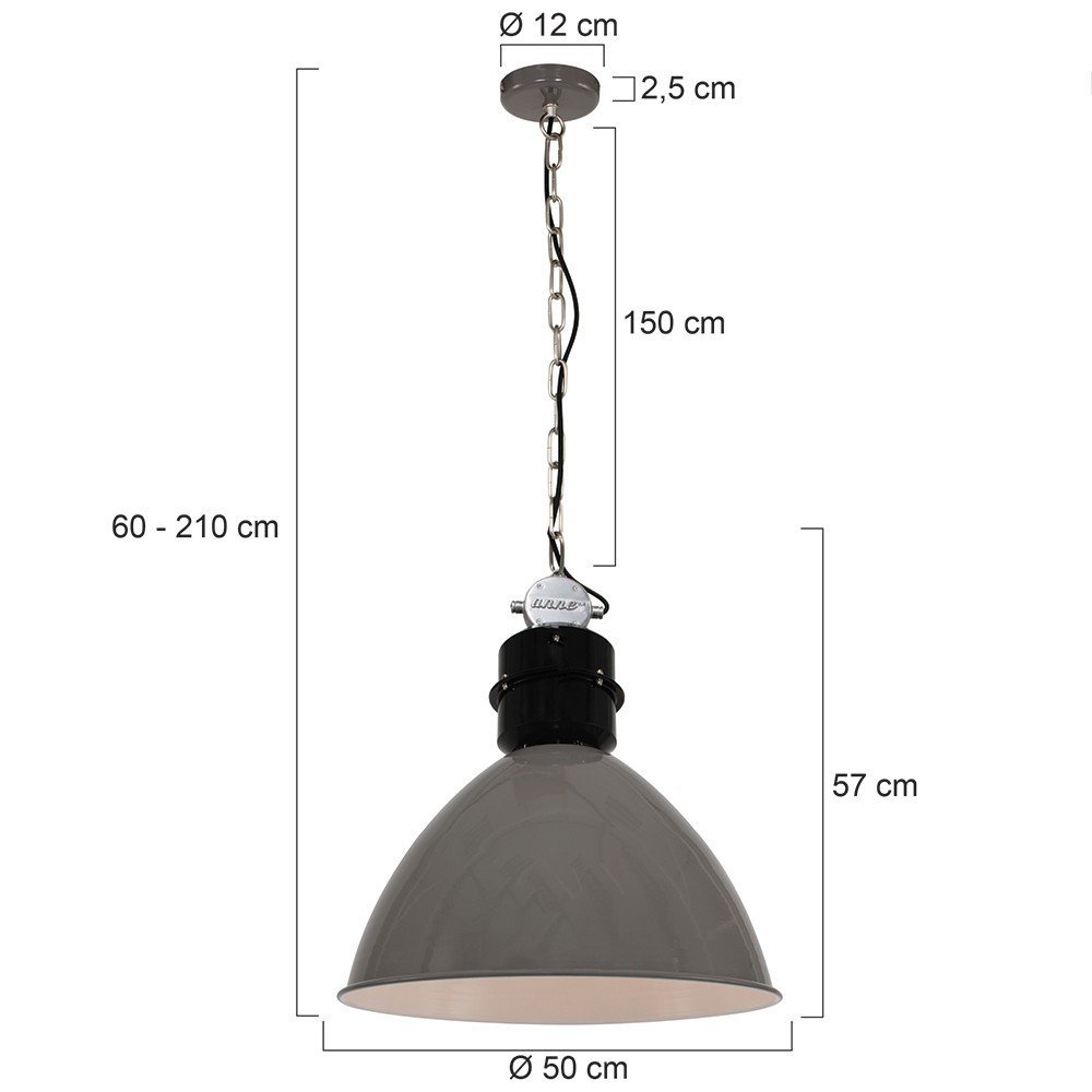 Hanglamp Frisk 7696GR Grijs - Afbeelding 8