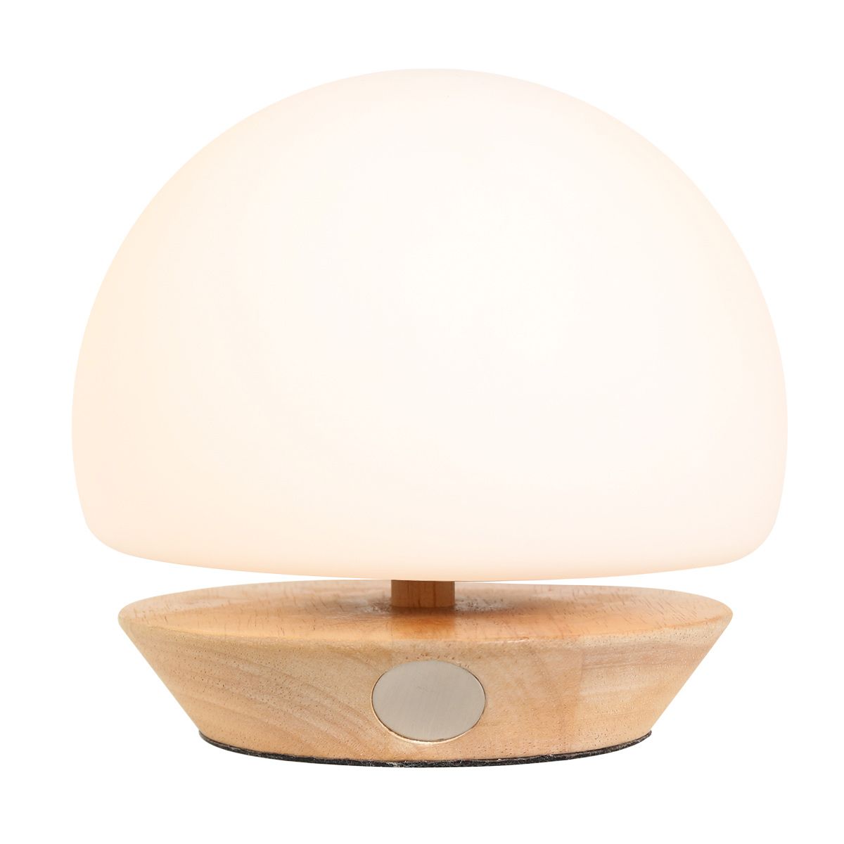 Steinhauer Ancilla 7932BE – Tafellamp van beukenhout met wit glas en 3-staps touchdimmer - Afbeelding 12
