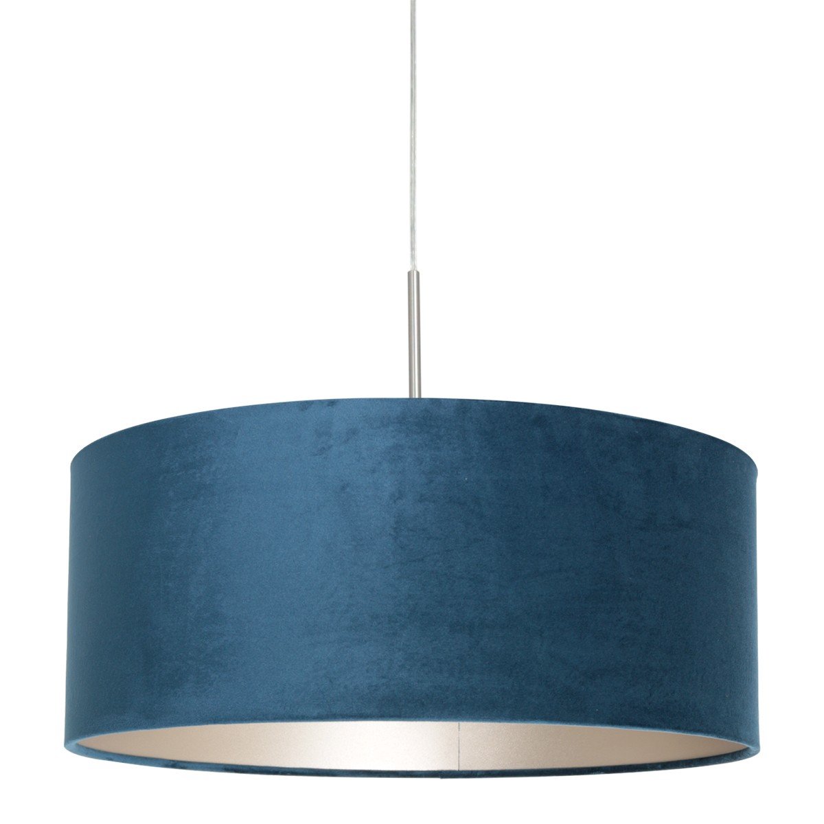 Hanglamp Sparkled Light 3602ST+K1066ZS Staal-Fluweel Blauw - Afbeelding 2