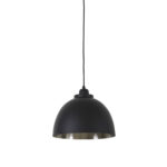 Hanglamp Ø30x26 cm KYLIE zwart-mat nikkel
