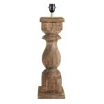 Lampvoet 19x19x64 cm CADORE hout weather barn