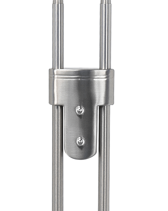 Leeslamp Rodeo staal 2 lichts LED - Afbeelding 3