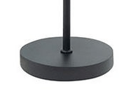 Vloerlamp Burgos 3 lichts H 160 cm zwart - Afbeelding 3