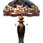 Tiffany tafellamp Libelle Tropical