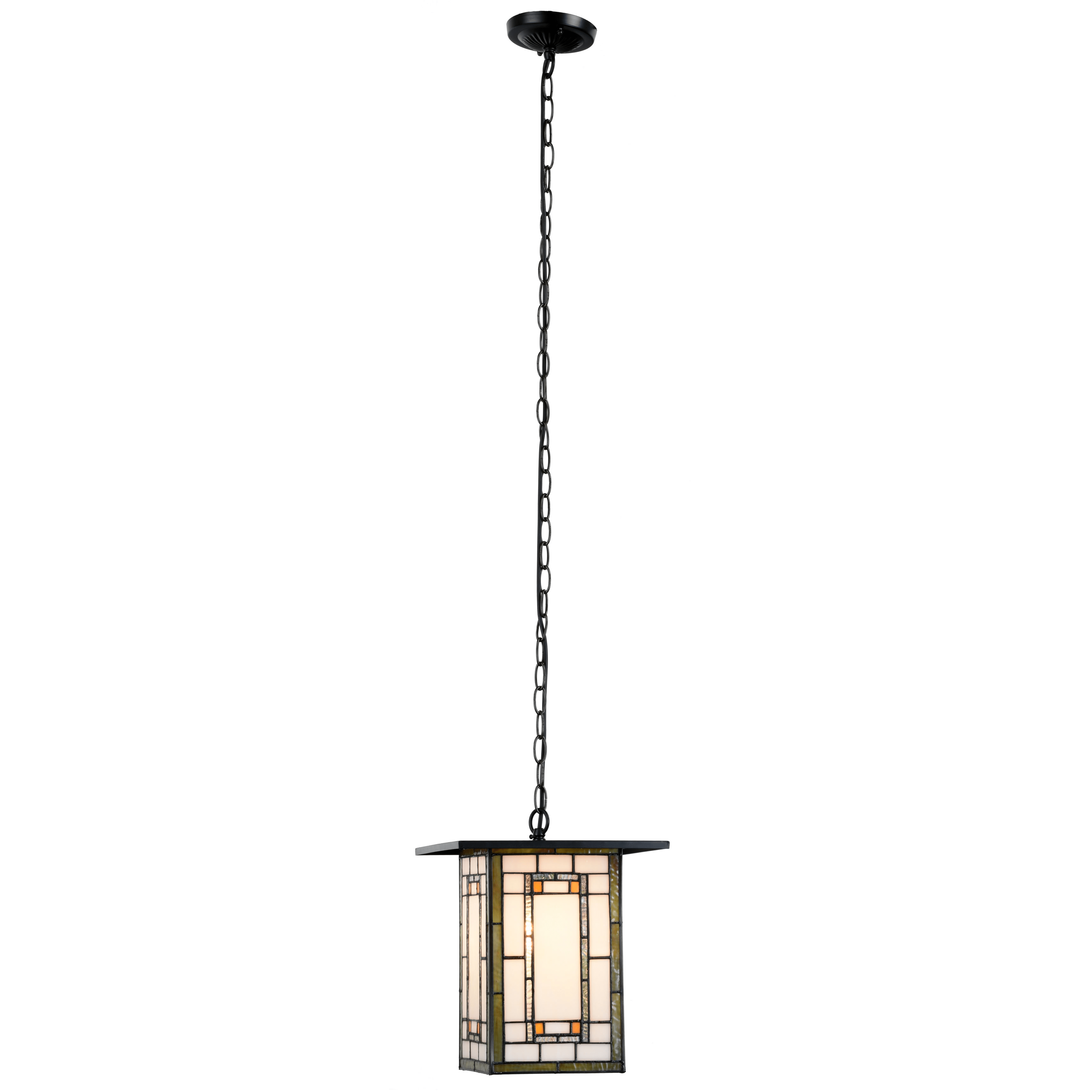 Tiffany Hanglamp Frank Lloyd Wright Oranje - Afbeelding 4