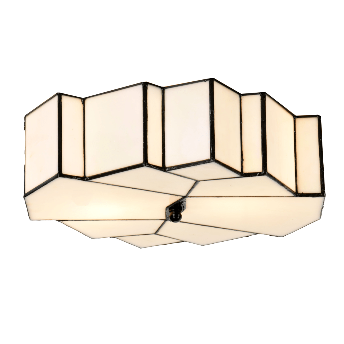 Tiffany French Art Deco Plafonnière - Afbeelding 2