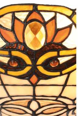 Tiffany wandlamp Burlington schaal - Afbeelding 3