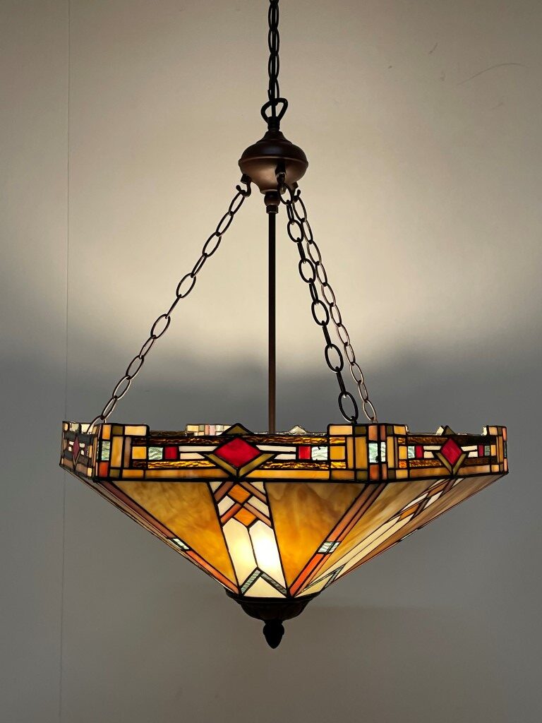 Tiffany hanglamp Wyber -8842 - Afbeelding 4