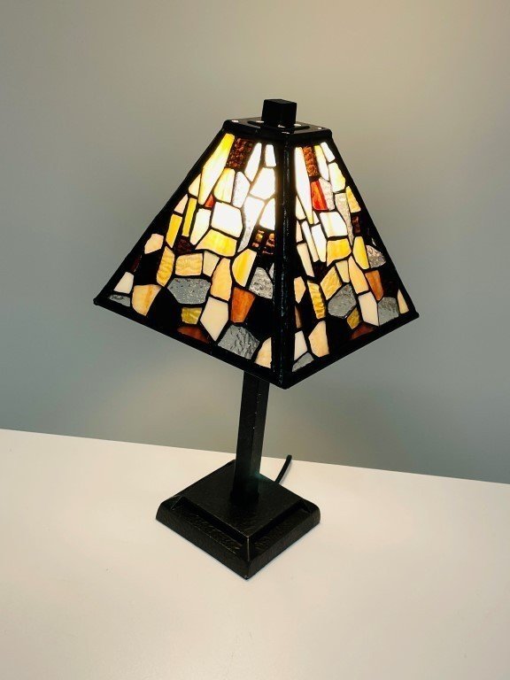 Tiffany Mini Tafellamp Fallingwater - Afbeelding 3