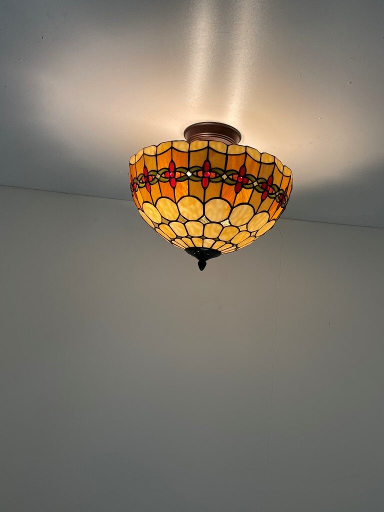 Tiffany plafondlamp Cherry 40 / Flow - Afbeelding 3