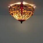 Tiffany plafondlamp Libelle 40 / 80