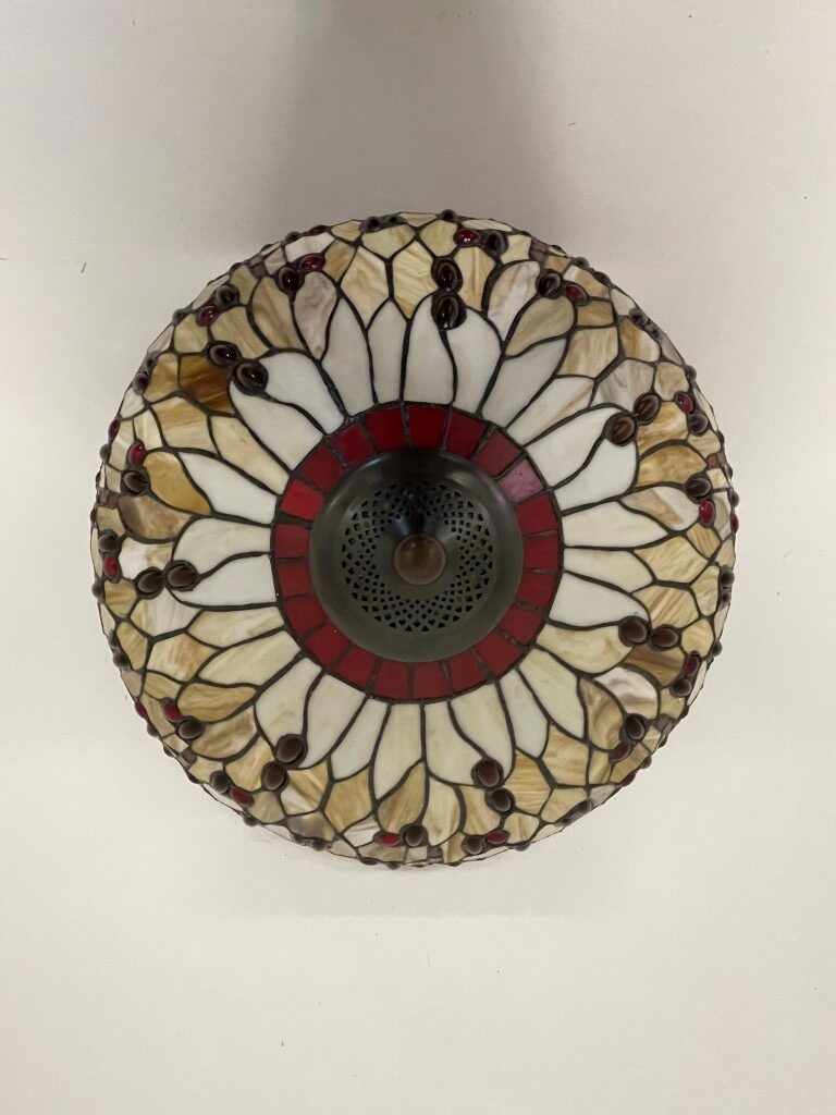 Tiffany plafondlamp ⌀49cm Beige Dragonfly 80 - Afbeelding 8