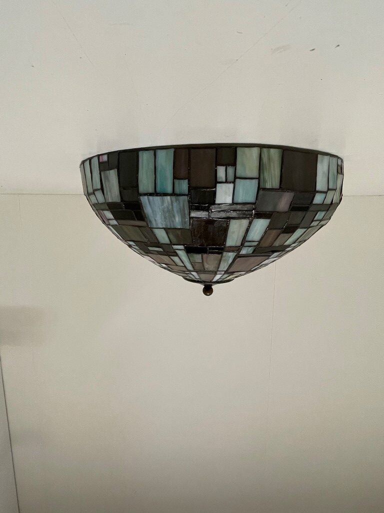 Tiffany plafondlamp ⌀50cm Georgia 80 - Afbeelding 8