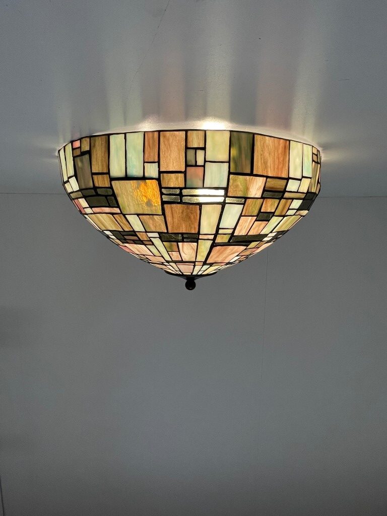 Tiffany plafondlamp ⌀50cm Georgia 80 - Afbeelding 5