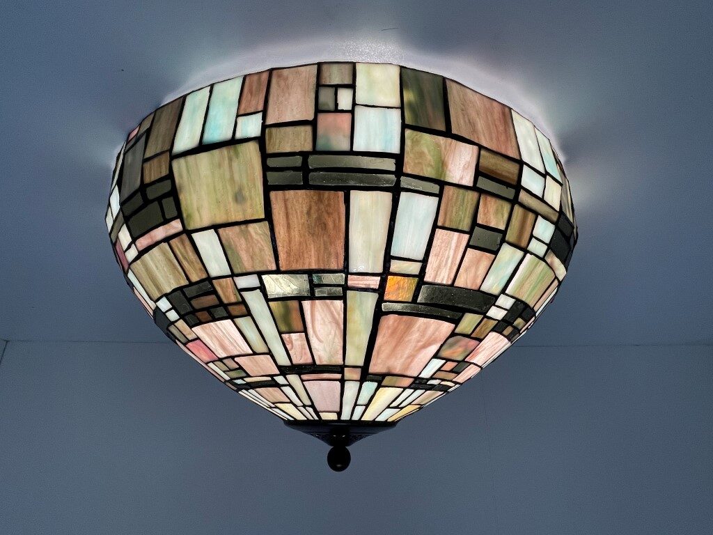 Tiffany plafondlamp ⌀50cm Georgia 80 - Afbeelding 4
