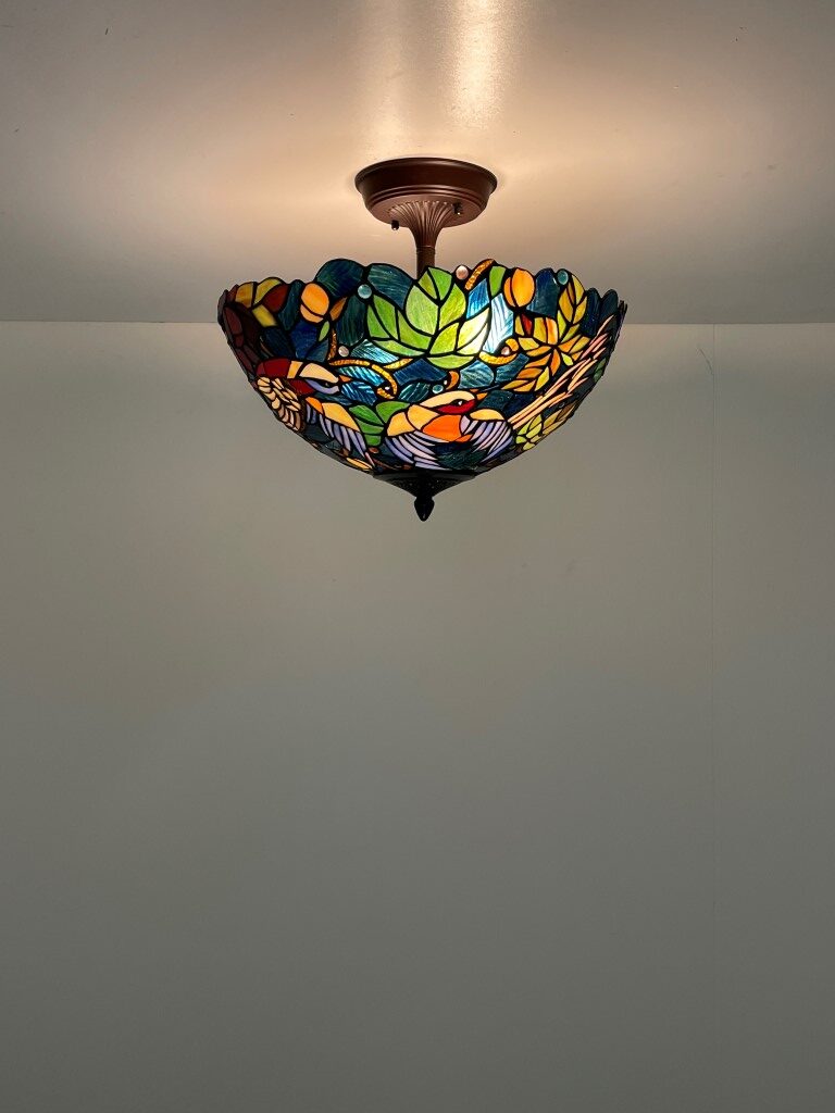 Tiffany plafondlamp Oslo 40/ Flow