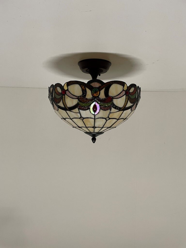 Tiffany plafondlamp Roxbury 40/ Flow - Afbeelding 9