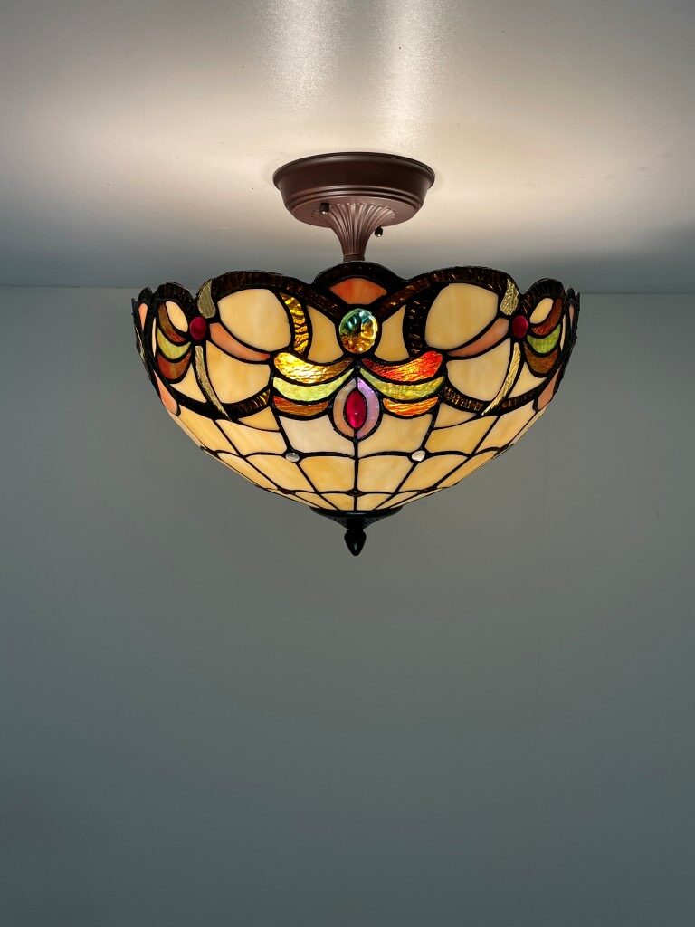 Tiffany plafondlamp Roxbury 40/ Flow