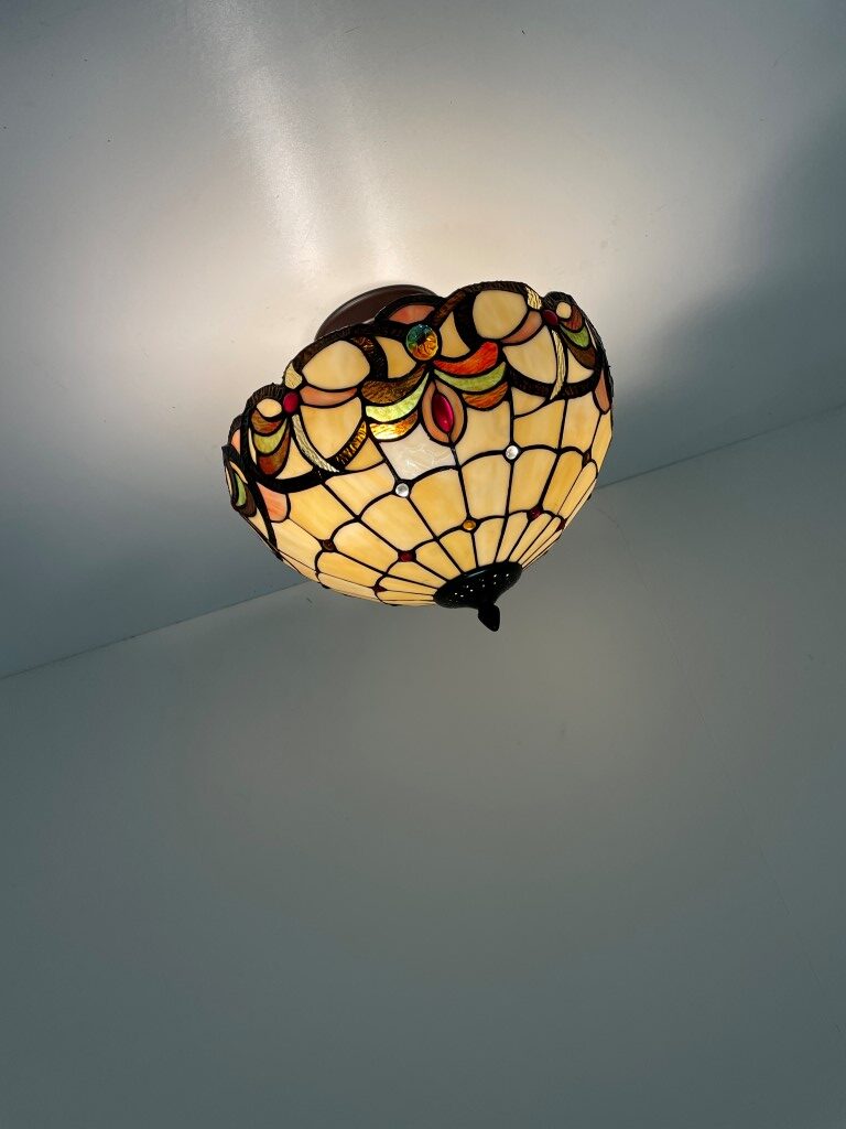 Tiffany plafondlamp Roxbury 40/ Flow - Afbeelding 3