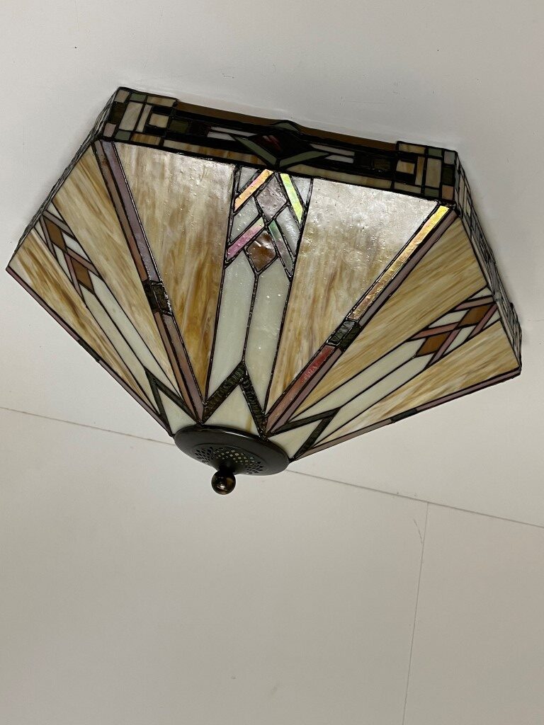 Tiffany plafondlamp Wyber 58 Flow - Afbeelding 9