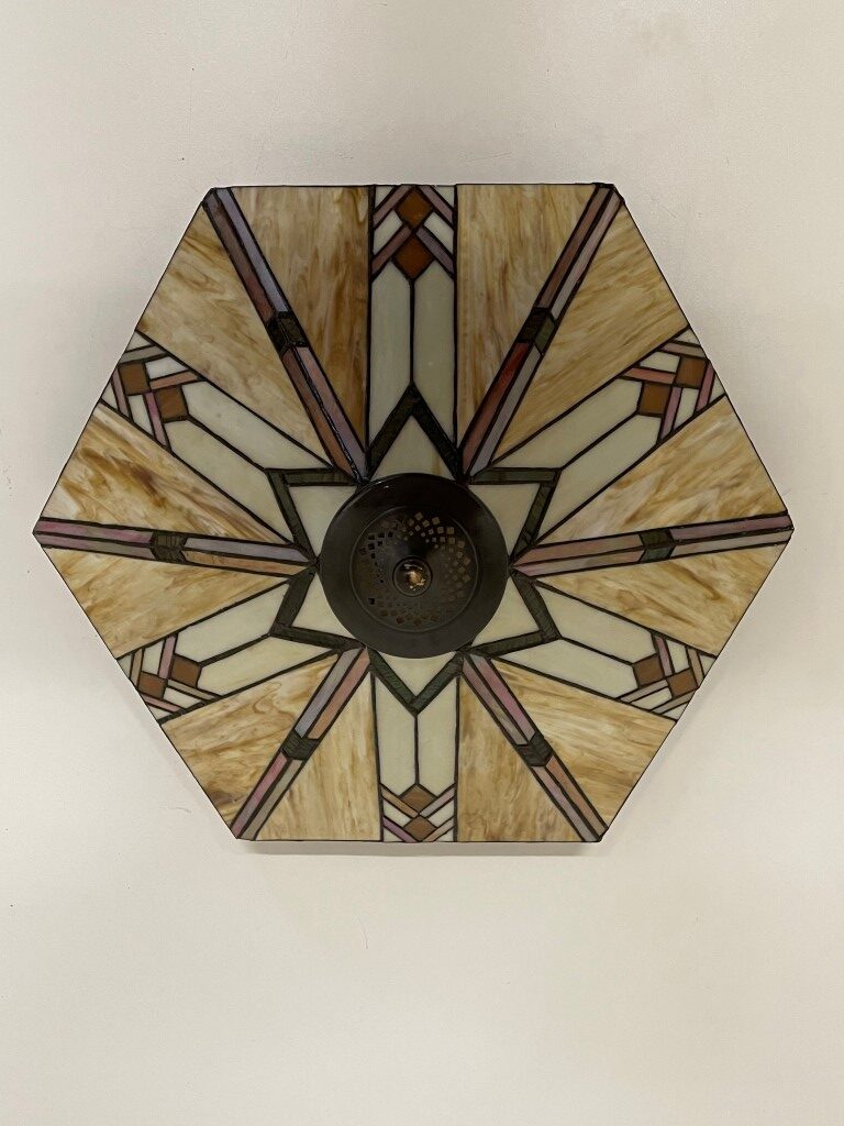 Tiffany plafondlamp Wyber 58 Flow - Afbeelding 8