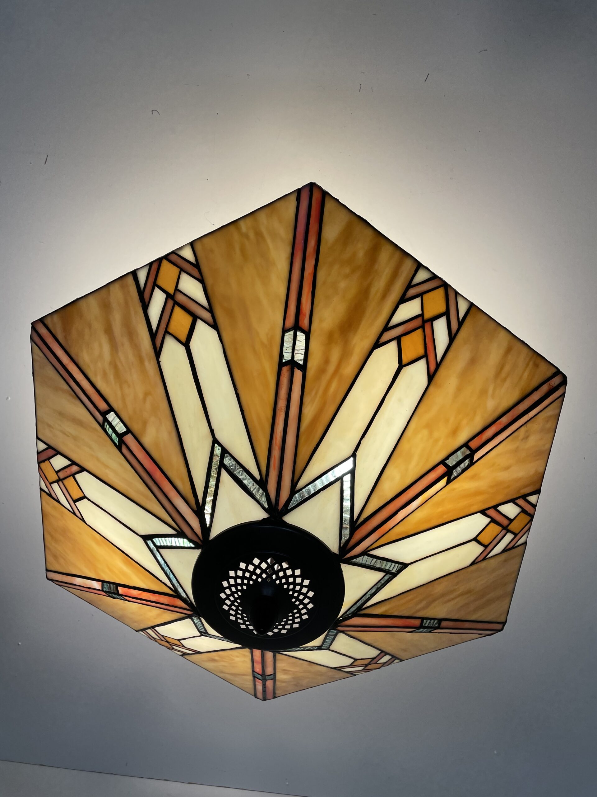 Tiffany plafondlamp Wyber 58 Flow - Afbeelding 7
