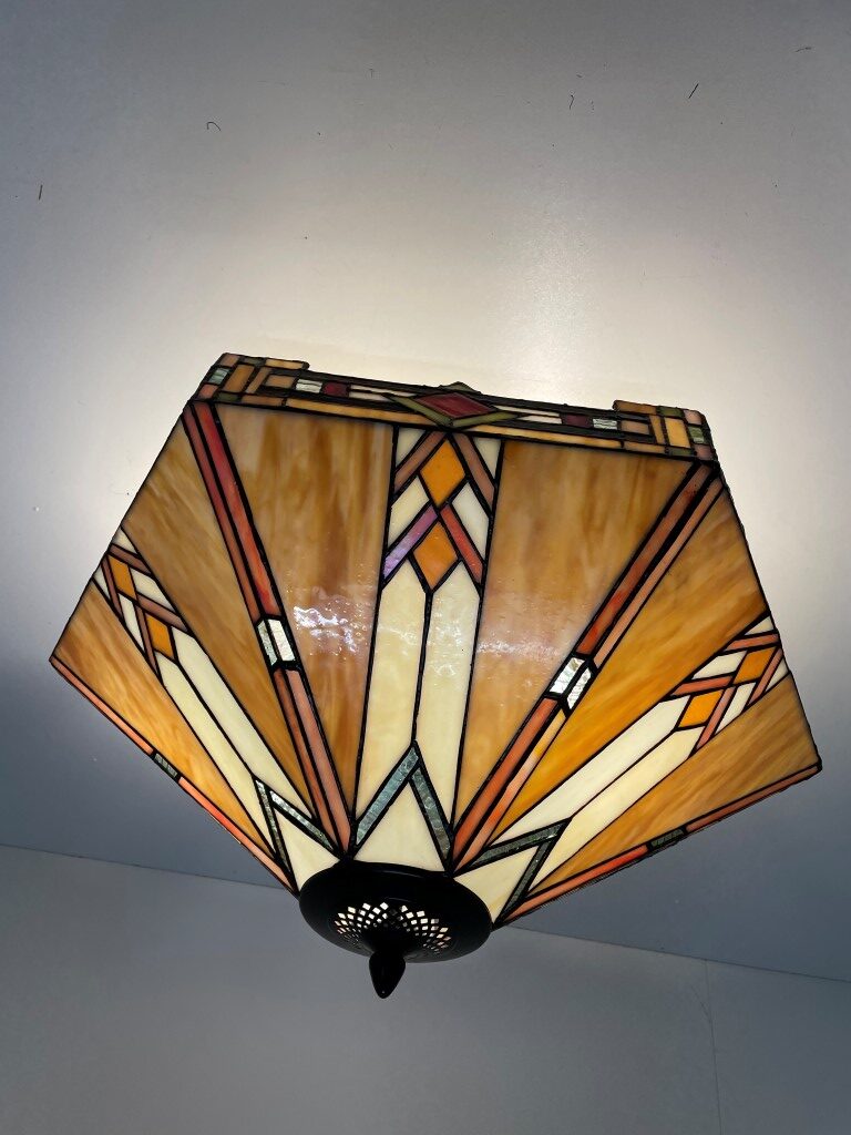 Tiffany plafondlamp Wyber 58 Flow - Afbeelding 5