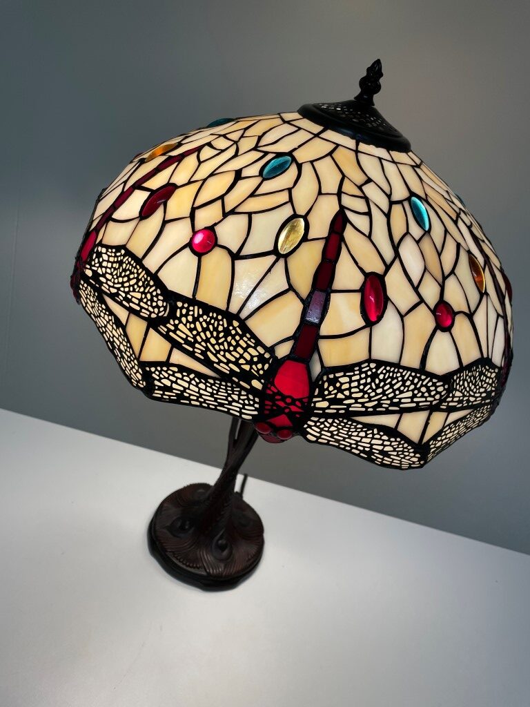 Tiffany tafellamp Dragonfly 40 / P8 /Gaudi - Afbeelding 7