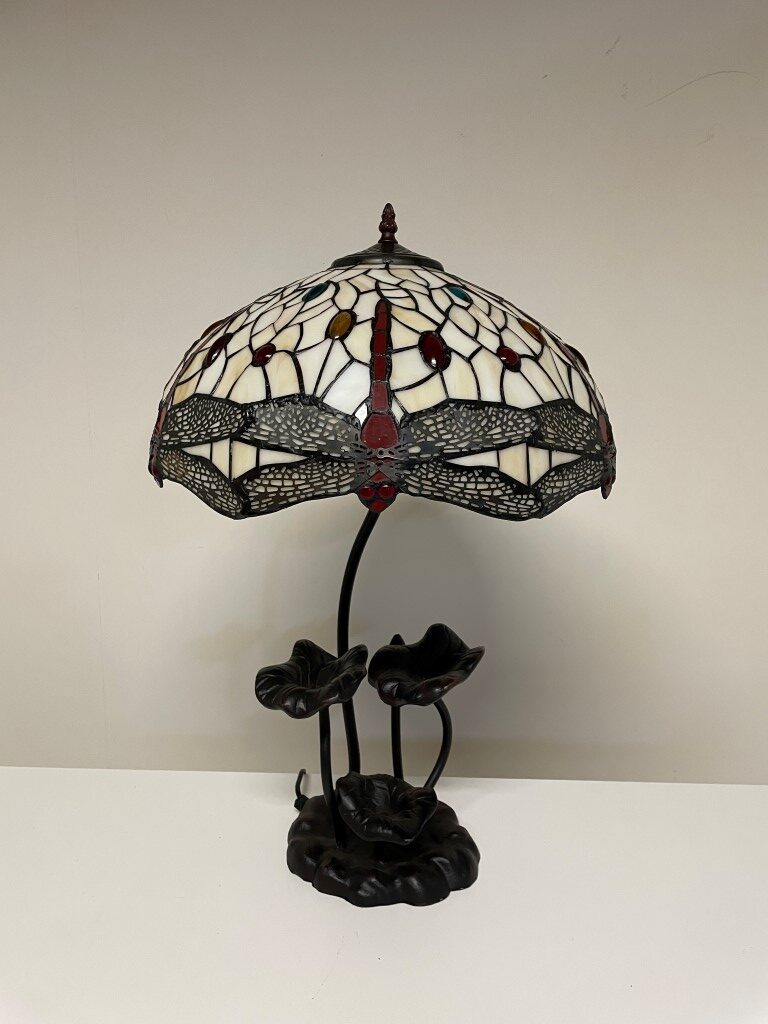 Tiffany tafellamp Dragonfly / P19 - 1634 - Afbeelding 6