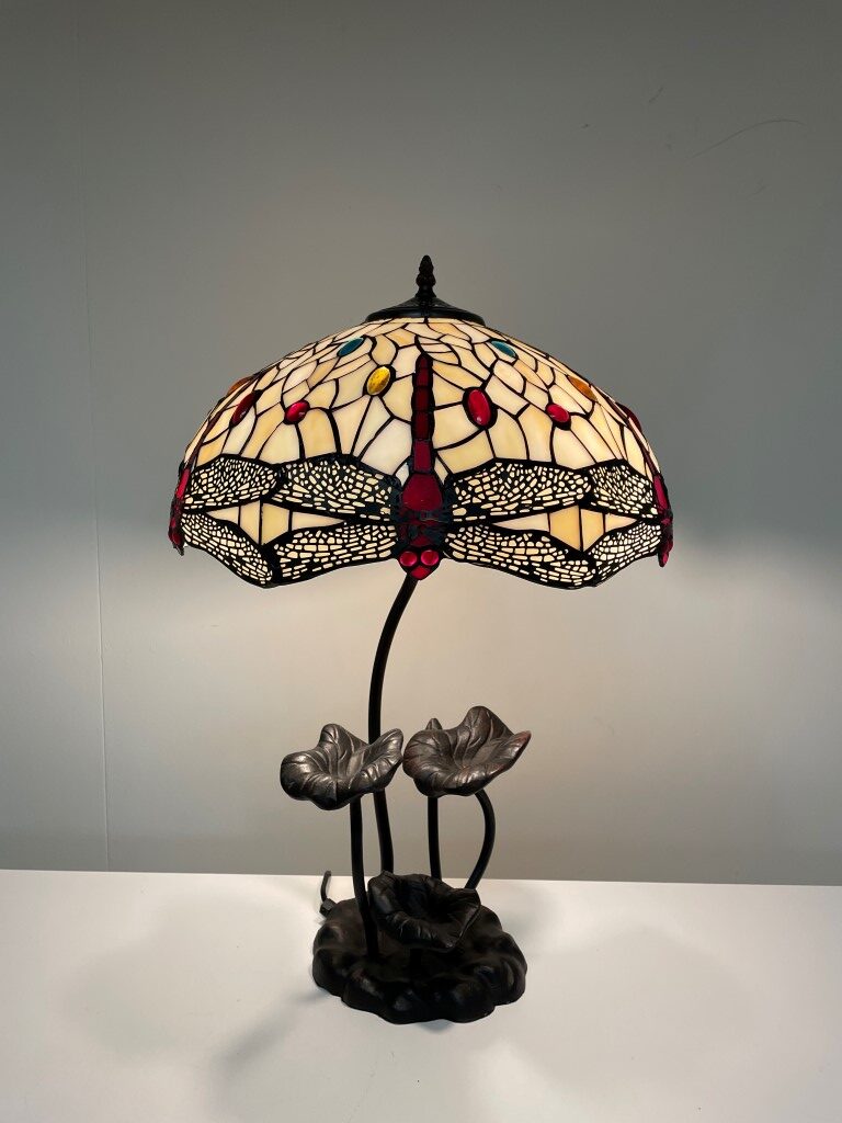 Tiffany tafellamp Dragonfly / P19 - 1634