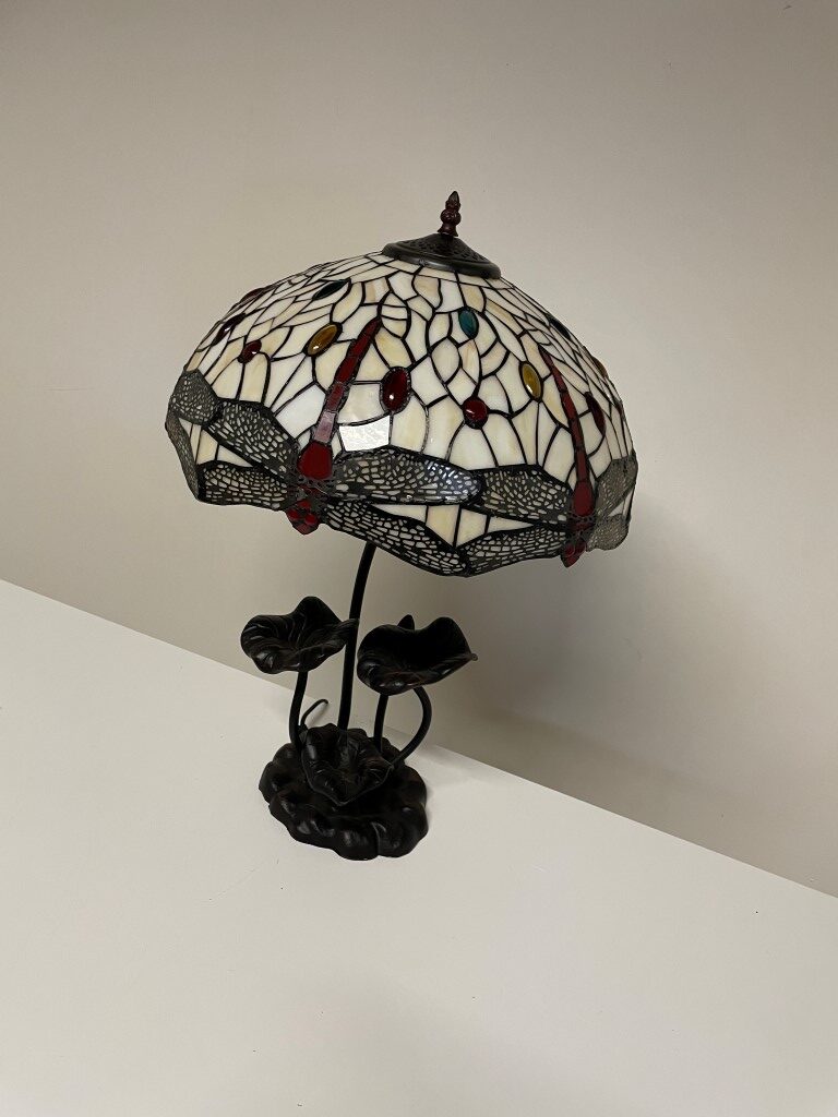 Tiffany tafellamp Dragonfly / P19 - 1634 - Afbeelding 7
