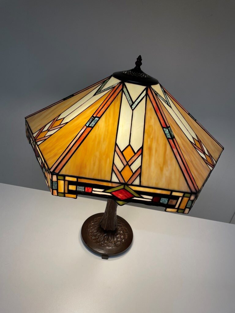 Tiffany tafellamp ⌀ 58cm Wyber P1 - Afbeelding 3